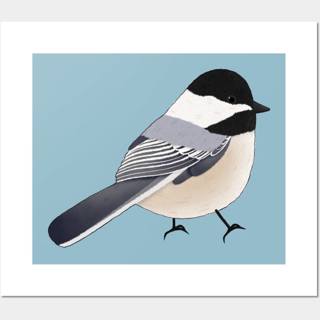 Black-Capped Chickadee Wall Art by MaggieCait